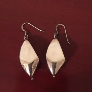 Silver earrings